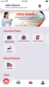 MSIG Mobile screenshot 1