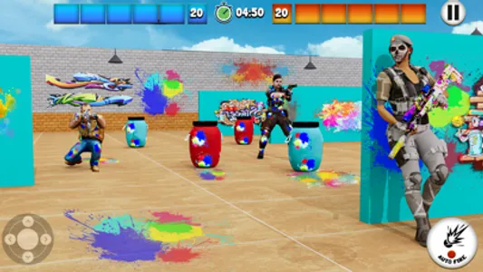 Paintball Shooting Battle 3D screenshot 2