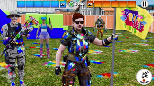 Paintball Shooting Battle 3D screenshot 3