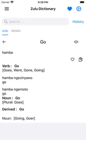 Smart Zulu Dictionary screenshot 1