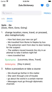 Smart Zulu Dictionary screenshot 2