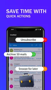 OneMail- Smart email app screenshot 4