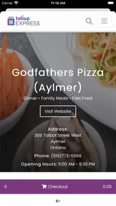 Godfathers Pizza screenshot 1