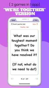 Same Page - Relationship Game screenshot 1