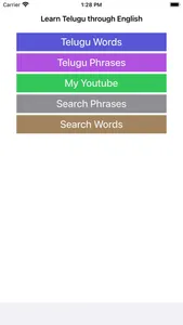 Learn Telugu through English screenshot 1