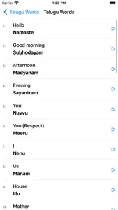 Learn Telugu through English screenshot 3