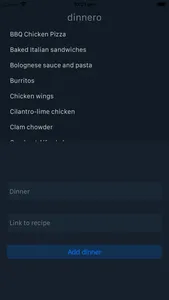 Dinnero screenshot 1