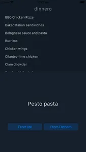 Dinnero screenshot 2