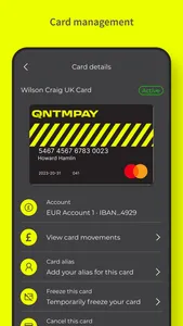 QNTM PAY Accounts screenshot 2