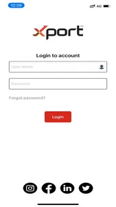 Xport - Mobile App screenshot 0