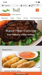 Basil Thai Cuisine HB screenshot 1