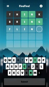 FiveFive! - Word Guessing Game screenshot 1