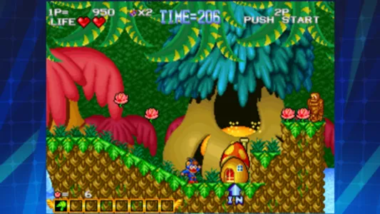 BLUE'S JOURNEY ACA NEOGEO screenshot 1