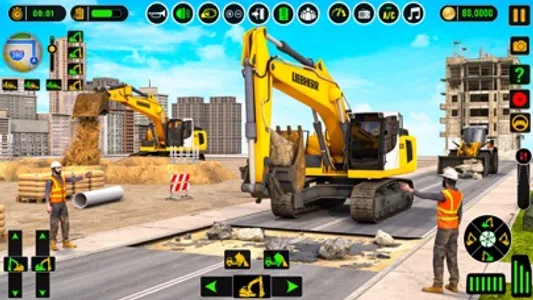 Real Excavator Construction 3D screenshot 0