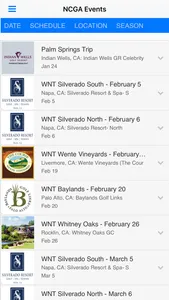 NCGA Events screenshot 2