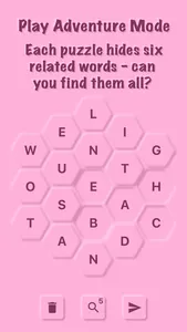 Hex Words: Word Search screenshot 1