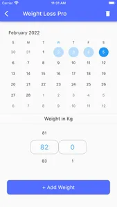 Weight Loss Tracker Pro screenshot 2