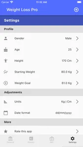 Weight Loss Tracker Pro screenshot 5