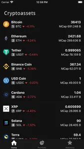 notJust Crypto Tracker screenshot 1