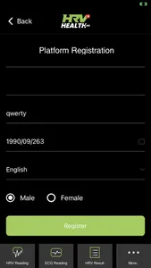 HRV Health Pro screenshot 1