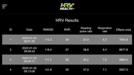 HRV Health Pro screenshot 9