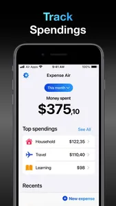 Expense Air - Spending Tracker screenshot 1