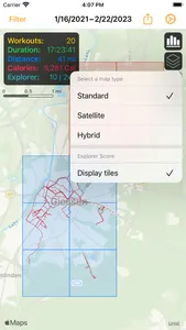 Workout Map screenshot 2
