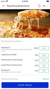 Papa Pizza Birkenhead. screenshot 1