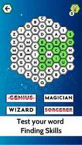 Hexa Word Search Puzzle Games screenshot 3