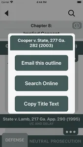 Georgia DUI Caselaw screenshot 3