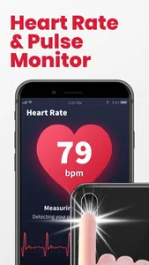 Heart Rate Monitor · Pulse App screenshot 0