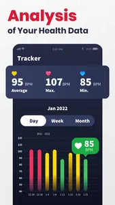 Heart Rate Monitor · Pulse App screenshot 2