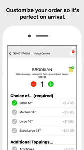 Brooklyn Pizzeria Ordering screenshot 1