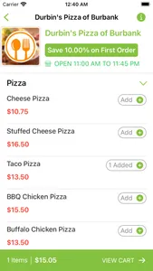 Durbin's Pizza screenshot 3