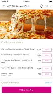 AFC Chicken And Pizza screenshot 1