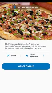 B.C. Pizza Mackinaw City screenshot 1