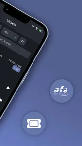 AFS-Ticketsystem screenshot 1