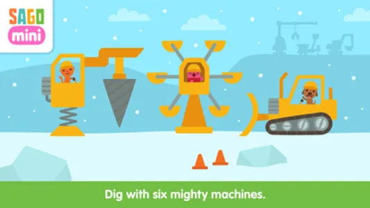 Sago Mini Snow Trucks screenshot 2