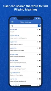 Filipino Dictionary: Trans. screenshot 1