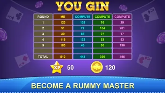 Rummy - Gin Rummy Offline Game screenshot 4