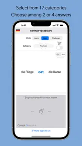 Learn - German Vocabulary screenshot 2