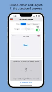 Learn - German Vocabulary screenshot 3