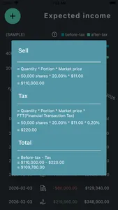 Employee Stock Option Calc. screenshot 0