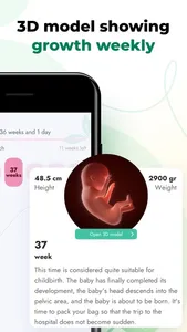 Baby Size - Pregnancy Tracker screenshot 1