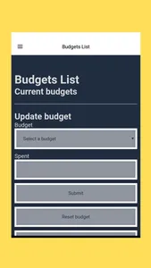 Budget Tracker +- screenshot 1