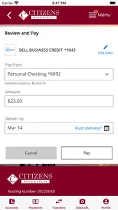 Citizens Bank and Trust screenshot 4