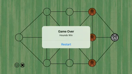 Hare and Hounds Game screenshot 2