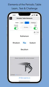 Elements in the Periodic Table screenshot 0