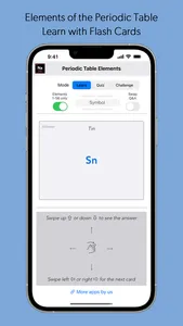 Elements in the Periodic Table screenshot 1