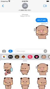 Dudu Bear. Sticker Pack screenshot 0